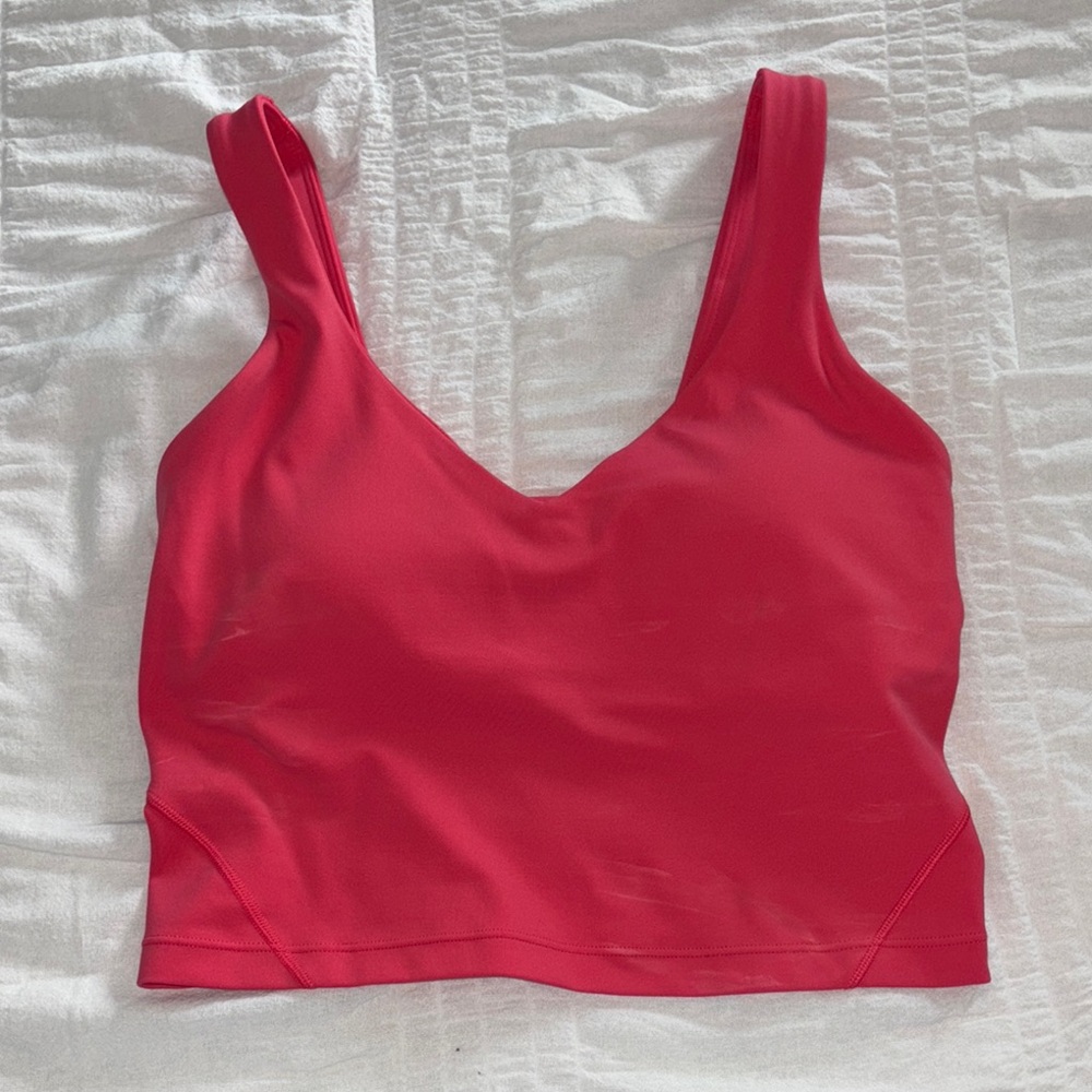 lululemon size 4 align tank in lipgloss i believe